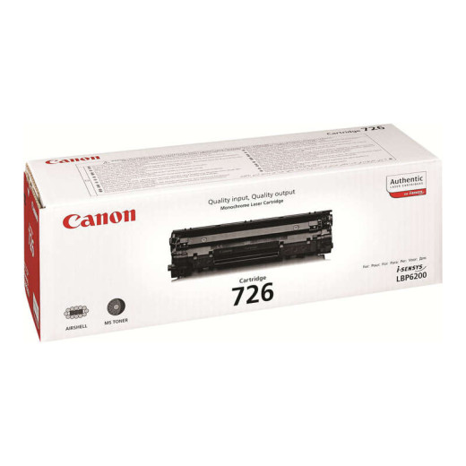 Canon 726 Negro Cartucho de Toner Original - 3483B002