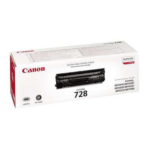 Canon 728 Negro Cartucho de Toner Original - 3500B002