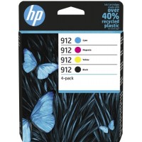 HP 912 Pack de 4 Cartuchos de Tinta Originales - 6ZC74AE