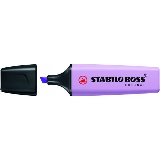 Stabilo Boss 70 Pastel Rotulador Marcador Fluorescente - Trazo entre 2 y 5mm - Recargable - Tinta con Base de Agua - Color Bris