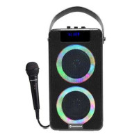 Coolsound Party Boom A360 Altavoz Portatil Bluetooth 100W 2x 4" - Iluminacion LED - USB