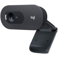 Logitech C505 Webcam HD 720p USB - Microfono de Gran Alcance - Campo Visual Diagonal de 60° - Enfoque Fijo - Cable de 2m - Col