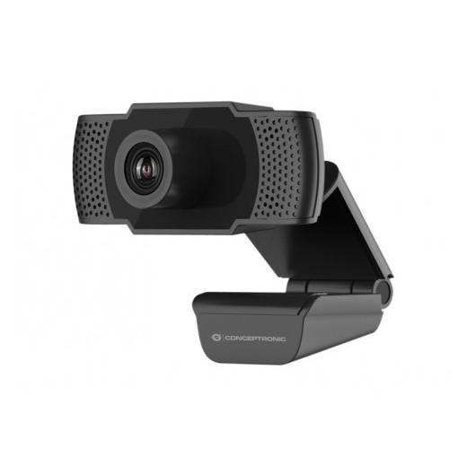 Conceptronic Webcam Full HD 1080p USB 2.0 - Microfono Integrado - Enfoque Fijo - Angulo de Vision 90º - Cable de 1.50m - Color