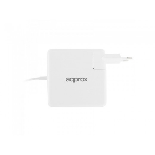 Approx Cargador Automatico para Apple Tipo T 45W/65W/85W - USB 5V 2.1A