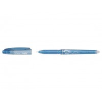 Pilot Boligrafo de gel borrable Frixion Point - Punta fina de aguja 0.5mm - Trazo 0.25mm - Grip ergonomico - Color Azul Claro
