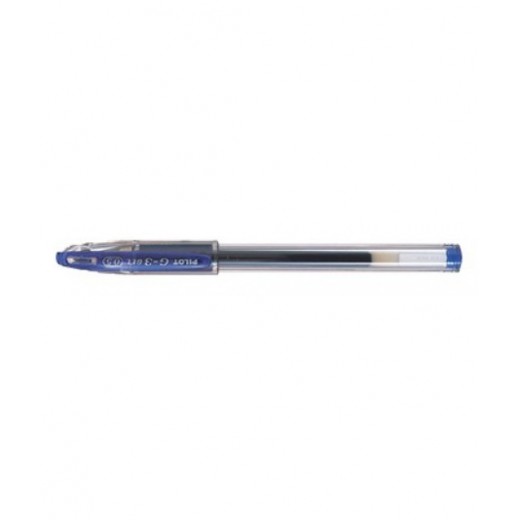 Pilot Boligrafo de Gel G3 - Punta de Bola Redonda 0.5mm - Trazo 0.3mm - Color Azul