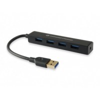 Conceptronic Hub Extensor USB3.0 a  4 Puertos USB3.0 - 5Gbps - Negro