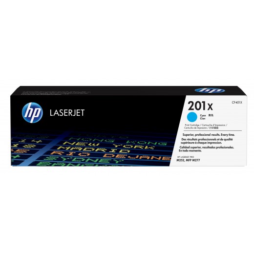 HP CF401X Cyan Cartucho de Toner Original - 201X