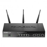 D-Link Router Profesional VPN Unificado WiFi Doble Banda - Hasta 1300Mbps - 2 Puertos LAN y 2 Puertos WAN - 3 Antenas Externas
