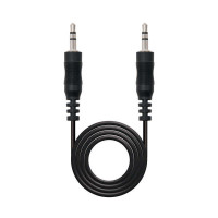 Nanocable Cable Audio Estereo Jack 3.5mm Macho a Jack 3.5mm Macho 5m - Color Negro