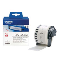 Brother DK22223 - Etiquetas Originales de Tamaño personalizado - Ancho 50mm x 30