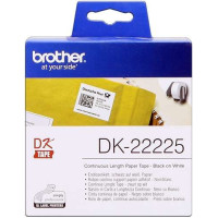 Brother DK22225 - Etiquetas Originales de Tamaño personalizado - Ancho 38mm x 30