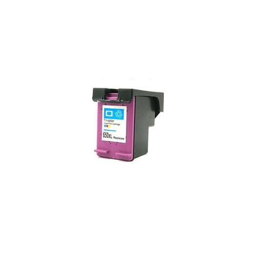 HP 650XL Color Cartucho de Tinta Remanufacturado - Reemplaza CZ102AE