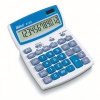 Ibico 212X Calculadora de Sobremesa - Teclas de Relieve - Funcion Impuestos y Redondeo - LCD de 12 Digitos