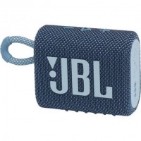 JBL GO 3 Altavoz Bluetooth 5.1 4.2W - Resistencia al Agua IPX7 - Autonomia hasta 5h - Manos Libres - Color Azul