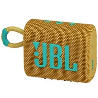 JBL GO 3 Altavoz Bluetooth 5.1 4.2W - Resistencia al Agua IPX7 - Autonomia hasta 5h - Manos Libres - Color Amarillo