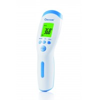 Berrcom Termometro de Infrarrojos - Medicion Sin contacto - Pantalla LCD - Indicador de Sobretemperatura - Funcion Memoria