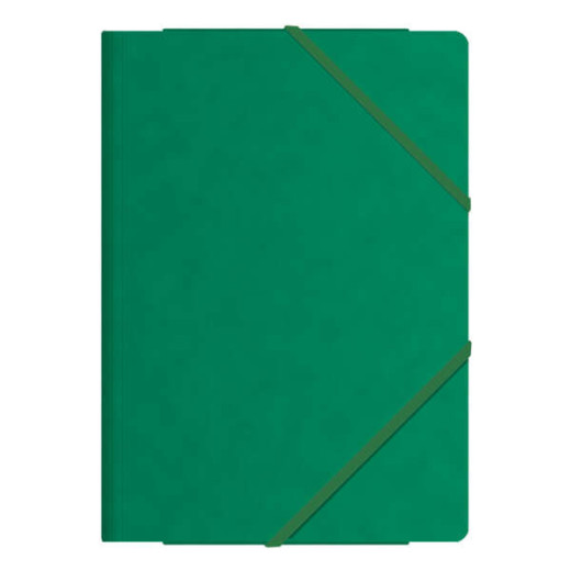 Dohe Carpetas de Gomas con Tres Solapas - Tamaño Folio - Cartulina de Primera Calidad - Plastificadas - Cierre de Gomas Planas