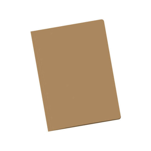 Dohe Pack de 50 Subcarpetas de Cartulina de 170gr - Con Ranura para Fastener - Resistente y Duradera - Ideal para Organizar Documentos - Color Marron Claro