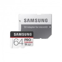 Samsung Pro Endurance Tarjeta Micro SDXC 64GB UHS-I U1 Clase 10 con Adaptador