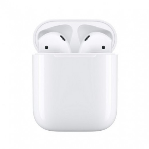Apple AirPods V2 Auriculares Inalambricos Bluetooth - 2 Microfonos con Tecnologia Beamforming - Control Tactil - Autonomia hast