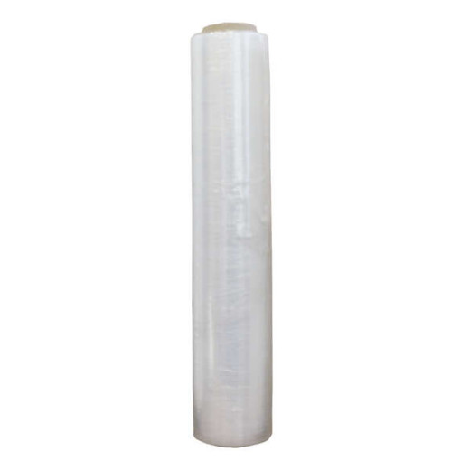 Dohe Bobina de Film Extensible de 23 Micras con Mandril - Medidas 50cmx151m - Gran Resistencia - Ideal para Embalaje - Transparente