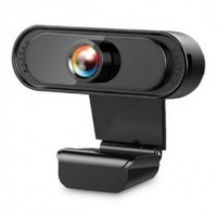 Nilox Webcam Full HD 1080p USB 2.0 - Microfono Integrado - Enfoque Fijo - Color Negro