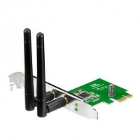 Asus PCE-N15 Adaptador Inalambrico WiFi 11n 300Mbps PCI-e N300 - 2 Antenas Externas - Perfil Bajo