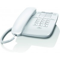 Gigaset DA310 Telefono Fijo para Pared o Sobremesa - Tecla Mute - 4 Teclas de Marcacion Directa - Control de Volumen
