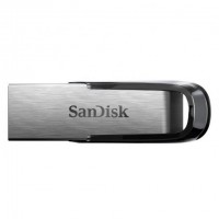 Sandisk Ultra Flair Memoria USB 3.0 64GB - Sin Tapa - Color Acero/Negro (Pendrive)
