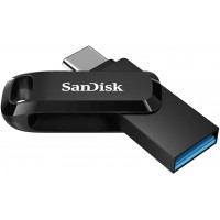 Sandisk Ultra Dual Drive Go Memoria USB-C y USB-A 128GB - Hasta 150MB/s de Lectura - Color Negro (Pendrive)