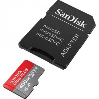 Sandisk Ultra Tarjeta Micro SDXC 400GB UHS-I U1 A1 Clase 10 120MB/s + Adaptador SD