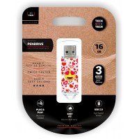 TechOneTech Heart Eyes Memoria USB 2.0 16GB (Pendrive)