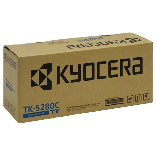 Kyocera TK5280 Cyan Cartucho de Toner Original - 1T02TWCNL0/TK5280C