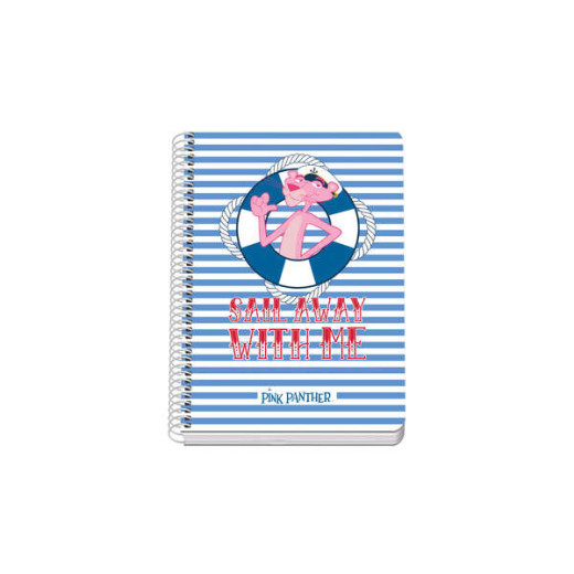 Dohe Cuaderno A5 - Cubierta en Cartulina Contracolada - Impresion a Todo Color - Guardas Impresas - Encuadernado en Espiral Metalico Blanco - 80 Hojas de Papel Offset de 90gr