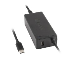 NGS Cargador Universal Automatico para Portatil 60W USB-C - 1x USB 2.0 - Voltaje 5-20V