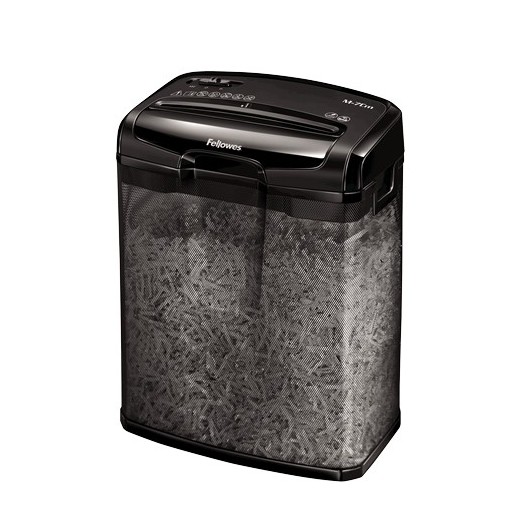 Fellowes M-7CM Destructora de Papel Manual Corte en Particulas - Destruye hasta 7 Hojas - 13L