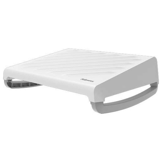 Fellowes Breyta? Reposapies con Plataforma Ergonomica - Ajustable en 3 Posiciones - Plegable para Ahorrar Espacio - Opcion de Balanceo - Color Blanco