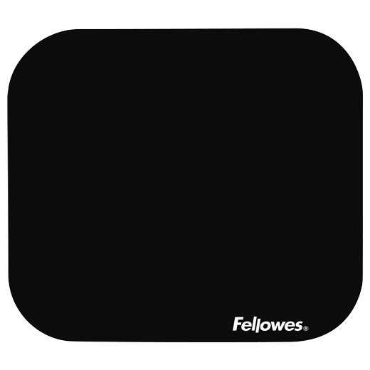 Fellowes Alfombrilla Premium - Base de Goma Antideslizante - Superficie de Poliester - 23.2x19.9cm - Color Negro