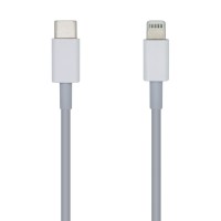 Aisens Cable Lightning a USB-C USB 2.0 - Lightning/M-USB-C/M - 20cm - Color Blanco