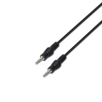 Aisens Cable Audio Estereo - JACK 3.5/M-JACK 3.5/M - 3.0m - Color Negro
