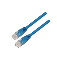 Aisens Cable de Red Latiguillo RJ45 Cat.5e UTP AWG24 - 1.0m - 10/100 Mbit/s - Color Azul