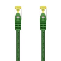 Aisens Cable de Red Latiguillo RJ45 LSZH Cat.7 600 MHz S/FTP PIMF AWG26 - 25cm - Color Verde