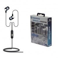 Coolsound Urban Mic Auriculares Intrauditivos con Microfono - Cable de 1.20m