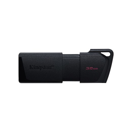 Kingston DataTraveler Exodia M Memoria USB 32GB - USB 3.2 Gen 1 - Capuchon Movil - Enganche para Llavero - Color Negro (Pendriv