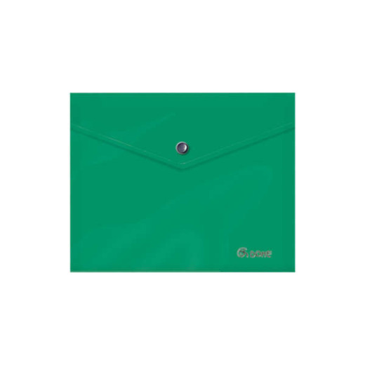 Dohe Sobre Portadocumentos A5 - Cierre de Broche - Polipropileno Opaco 150 Micras - Color Verde