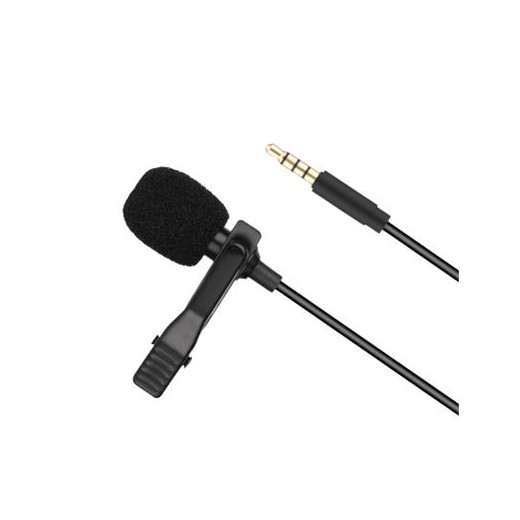 XO MKF01 Microfono Solapa para Smartphone - Conexion Jack 3.5mm - Clip para Sujeccion