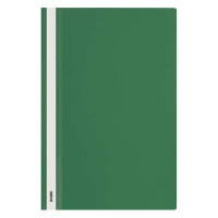 Dohe Dosier con Fastener de Polipropileno - Tamaño Folio - Cubierta Transparente y Trasera Opaca - Ideal para Organizar Documentos