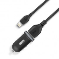 XO TZ08 Pack Cargador de Coche + Cable USB-A a Lightning - 2 Puertos USB