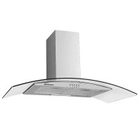 Orbegozo DS 60190 IN Campana Extractora Decorativa Compacta - Potente Motor de 100W - Filtros de Aluminio Desmontables - Luz LED para Mejor Limpieza - Acero Inoxidable - Eficiencia Energetica B